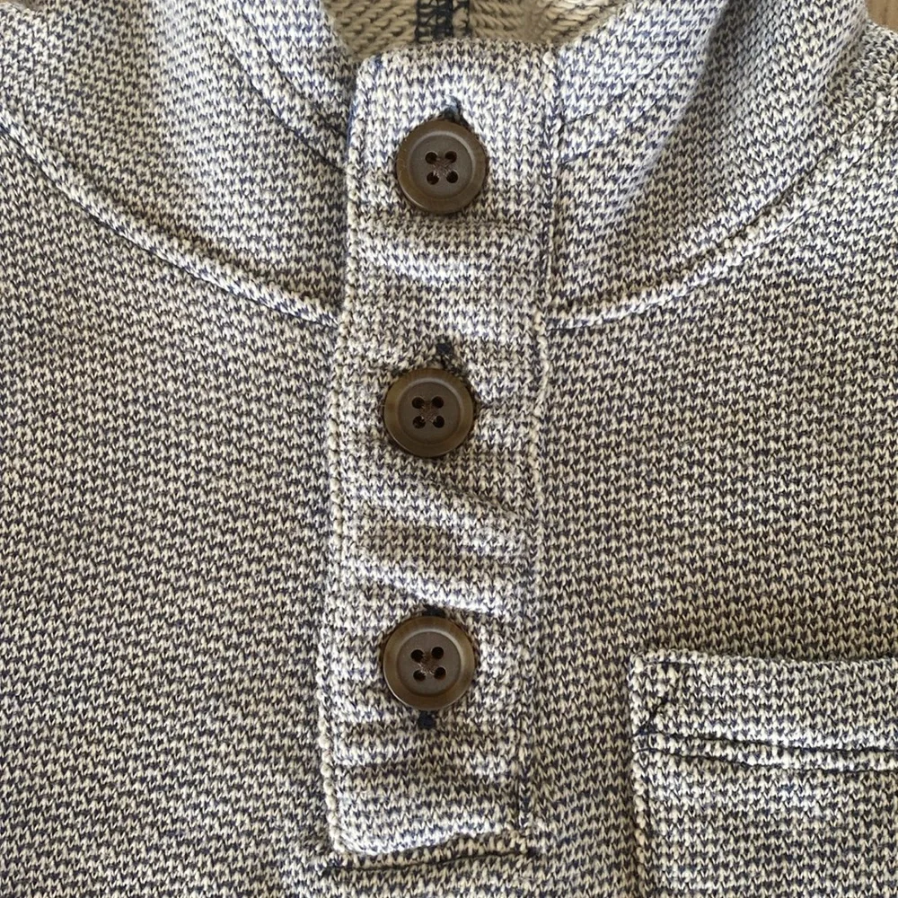 Old Navy Heather Blue Hooded Sweater